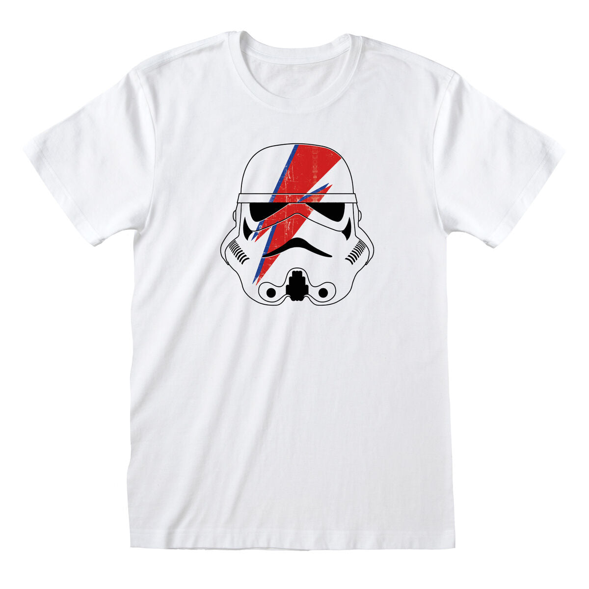 Unisex Kurzarm-T-Shirt Star Wars Ziggy Stormtrooper Weiß