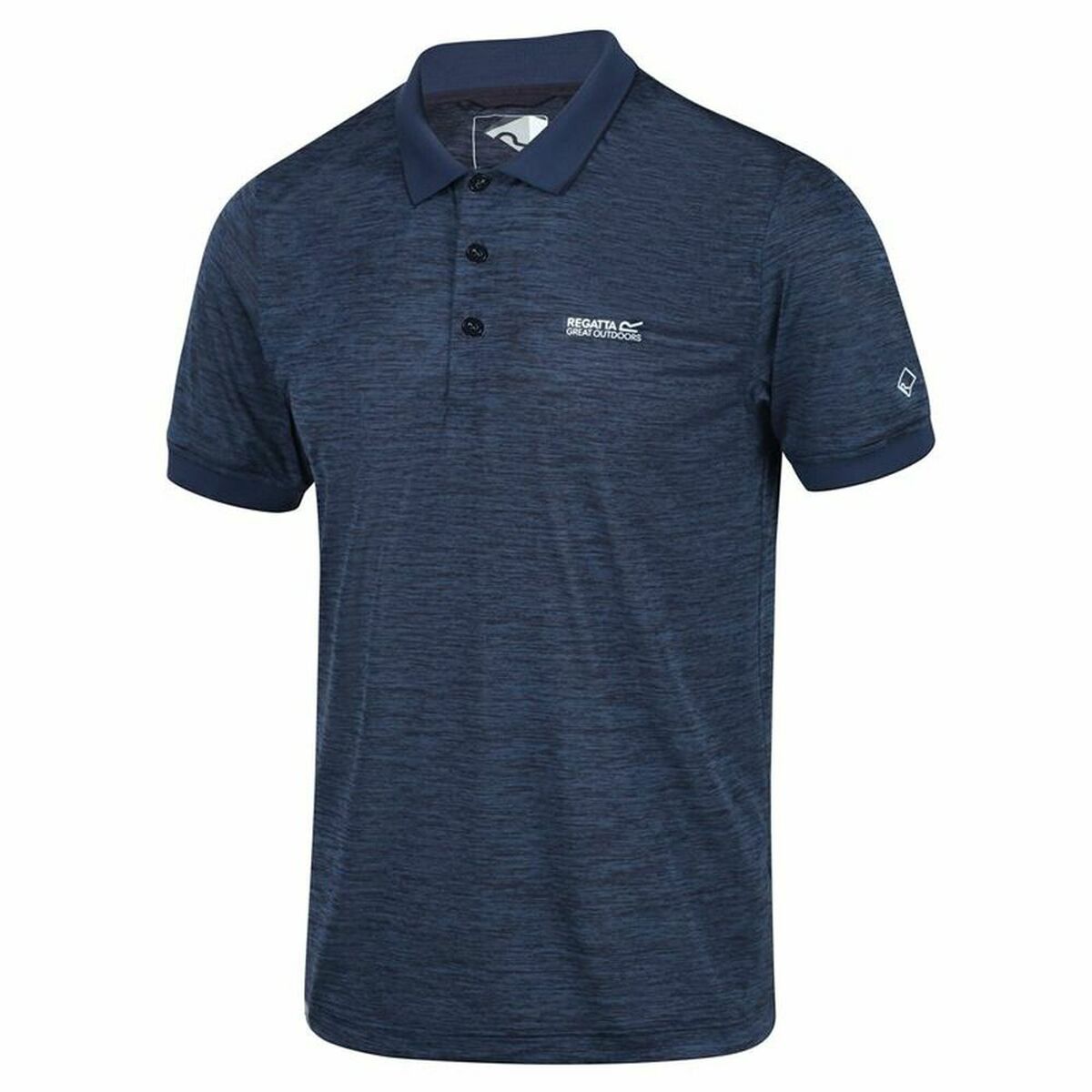 Herren Kurzarm-Poloshirt Regatta Remex II Dunkelblau