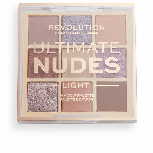 Palette mit Lidschatten Revolution Make Up Ultimate Nudes Klar 8,1 g