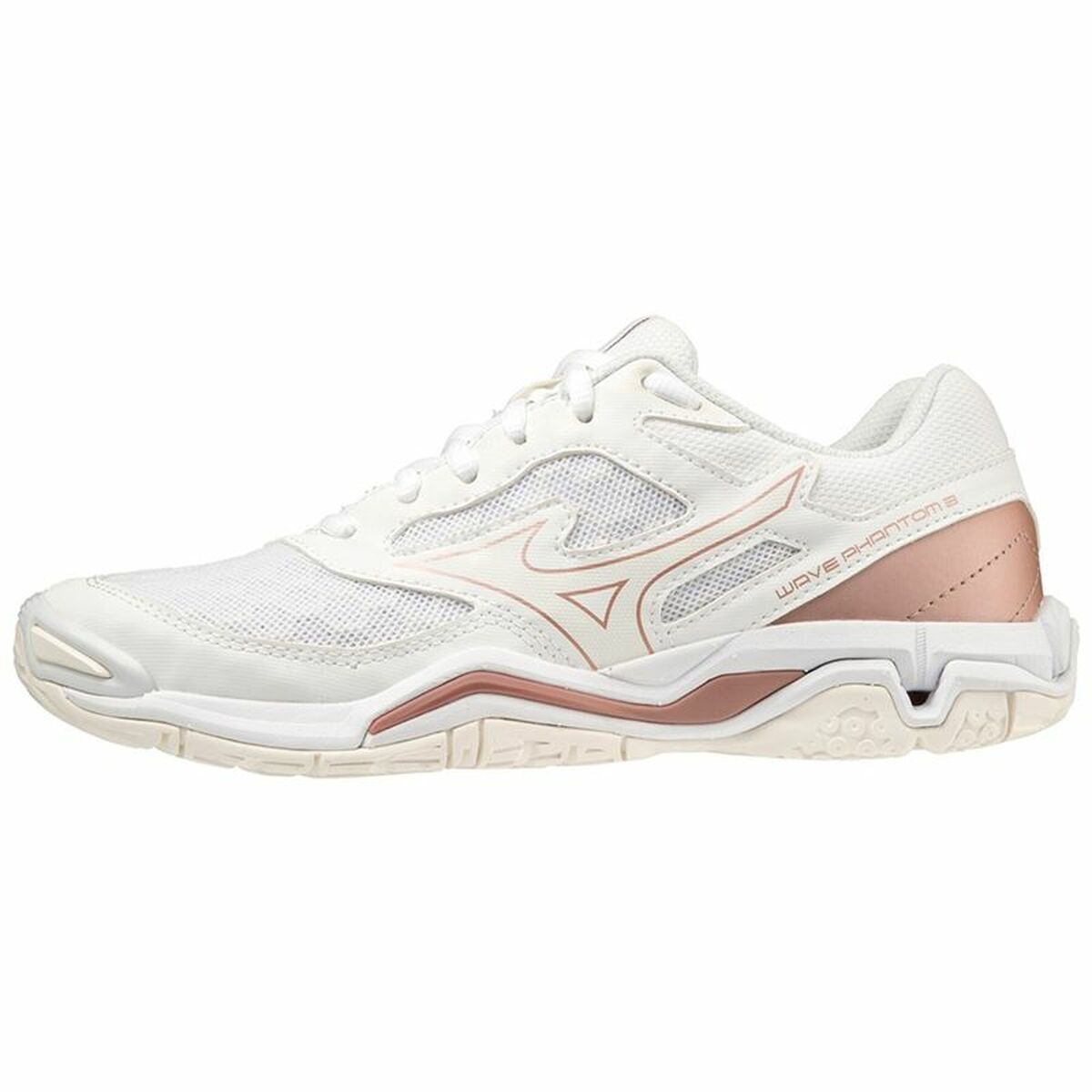 Baskets Mizuno Wave Phantom 3 Femme Blanc