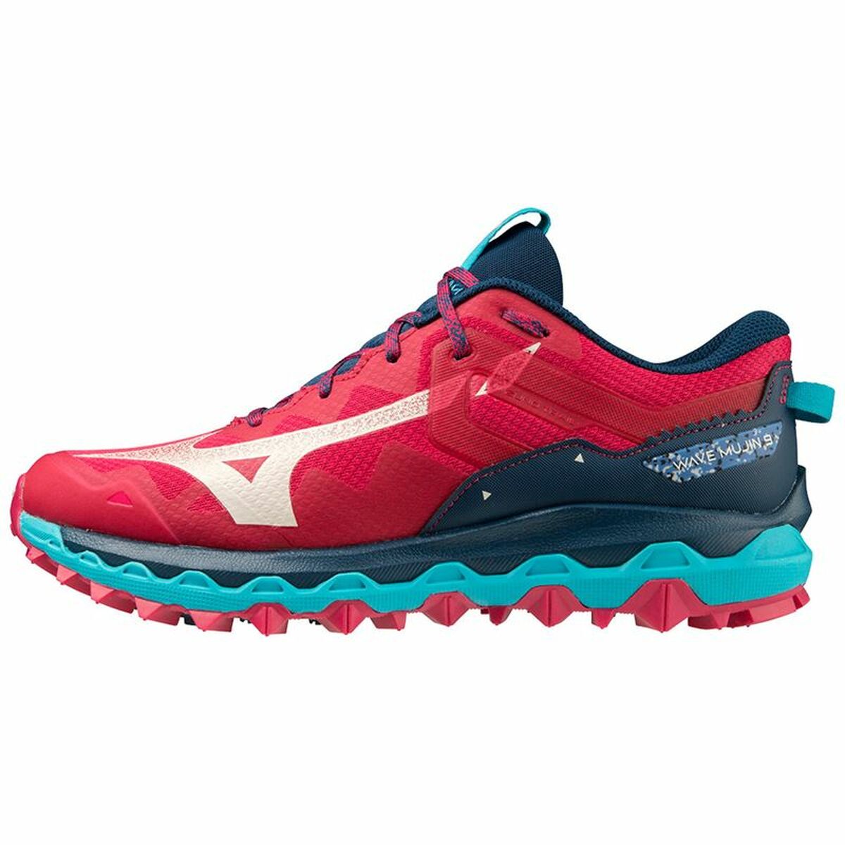 Chaussures de sport pour femme Mizuno Wave Mujin 9 Rouge