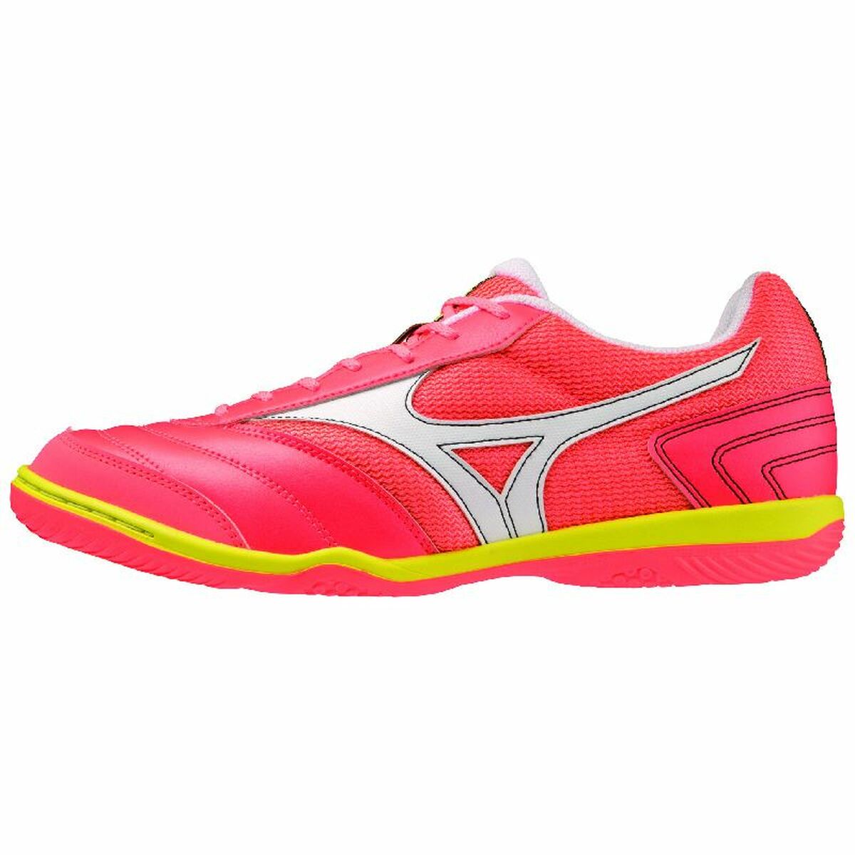Adult's Indoor Football Shoes Mizuno Mrl Sala Club In  Crimson Red Unisex