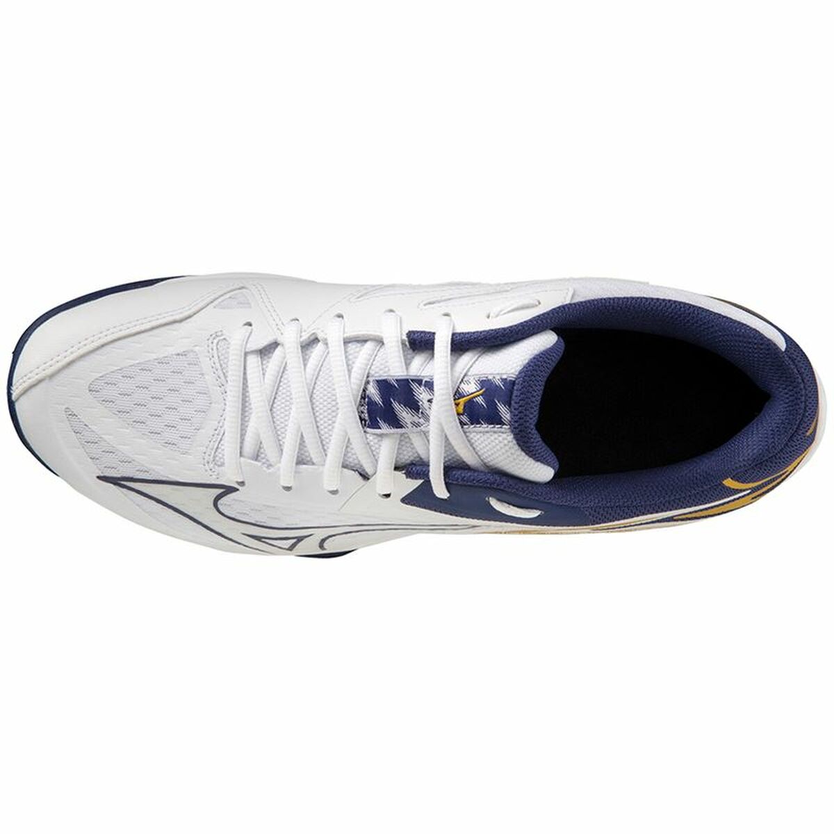 Unisex Casual Trainers Mizuno Thunder Blade Z White Navy Blue