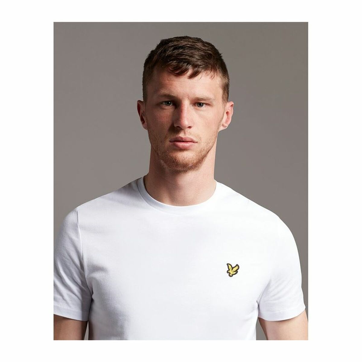 Herren Kurzarm-T-Shirt Lyle & Scott V1-Plain Weiß Herren