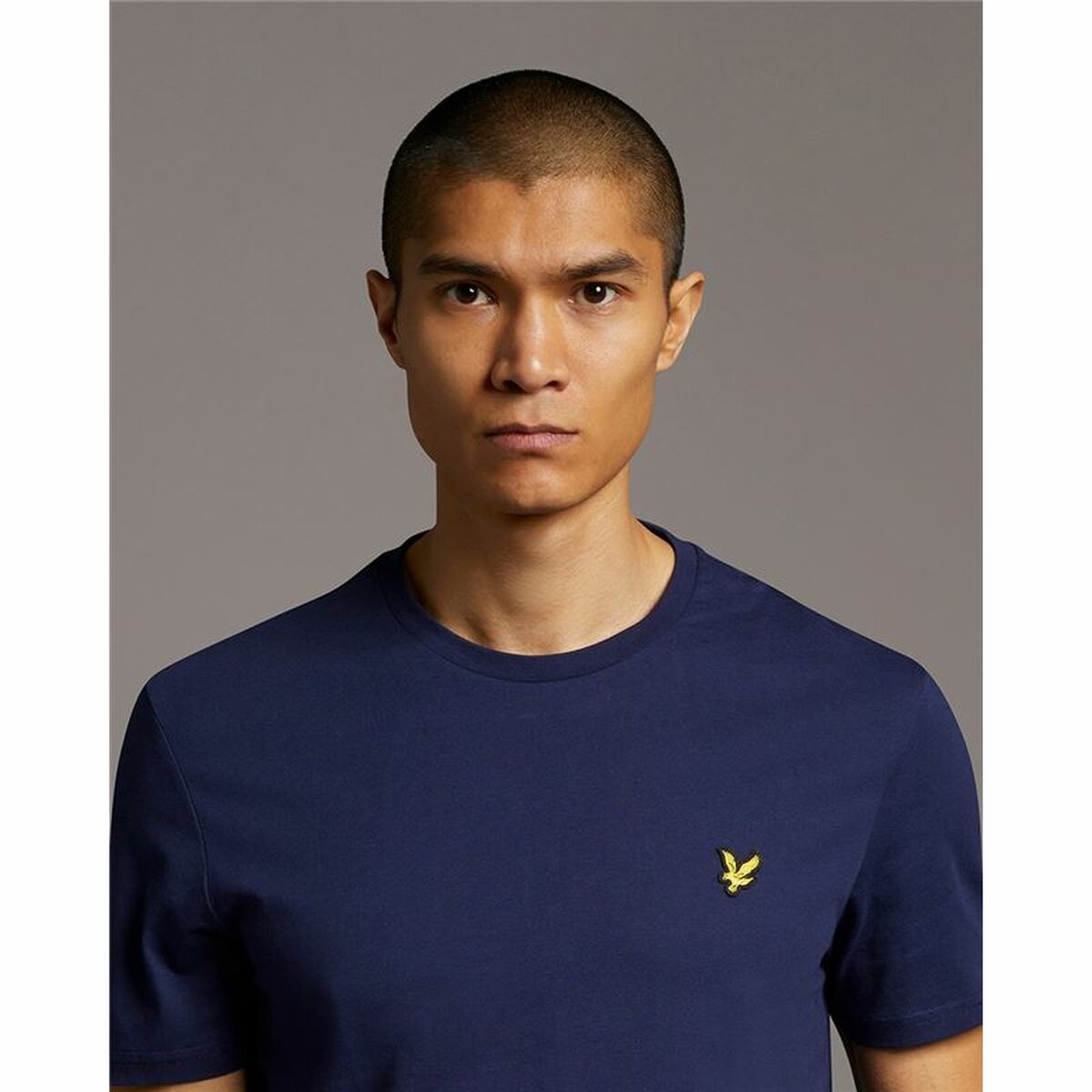 Herren Kurzarm-T-Shirt Lyle & Scott V1-Plain  Marineblau Herren