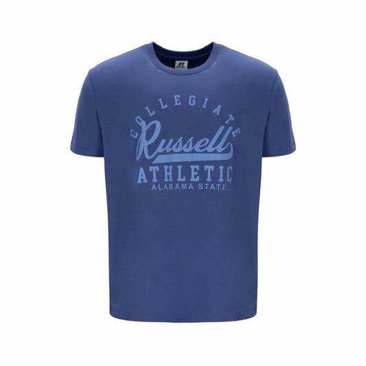 Short Sleeve T-Shirt Russell Athletic Amt A30211 Blue Men