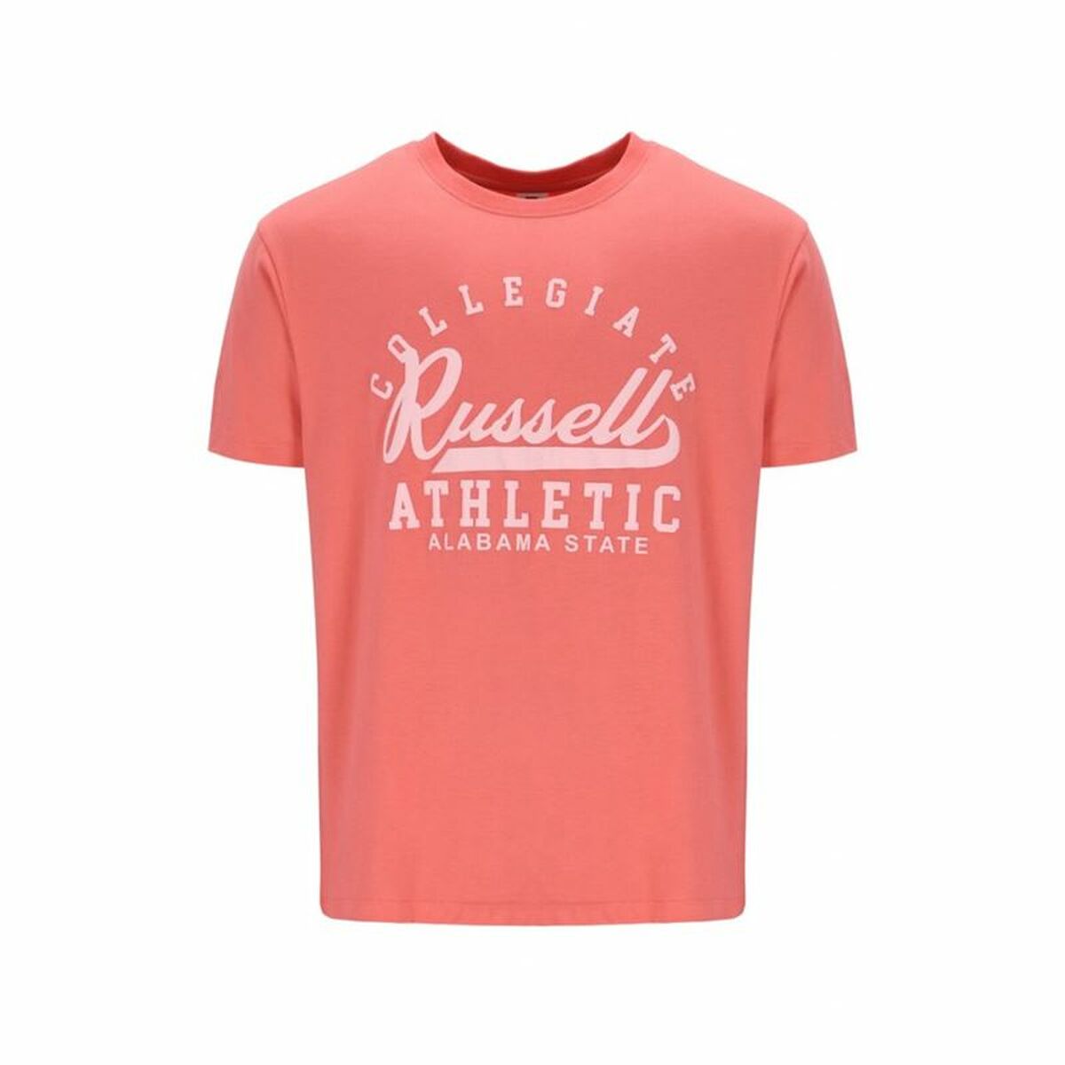 Short Sleeve T-Shirt Russell Athletic Amt A30211 Coral Men