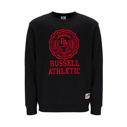 Men’s Sweatshirt without Hood Russell Athletic Ath Rose Black