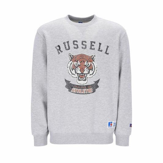 Men’s Sweatshirt without Hood Russell Athletic Honus Light grey