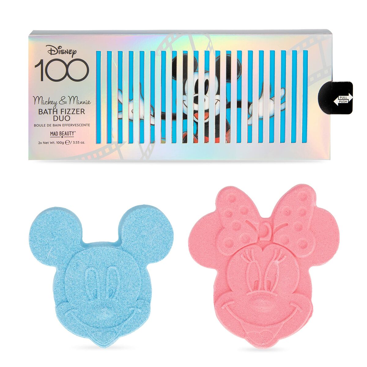 Pompe de Bain Mad Beauty Mickey & Minnie 2 Pièces