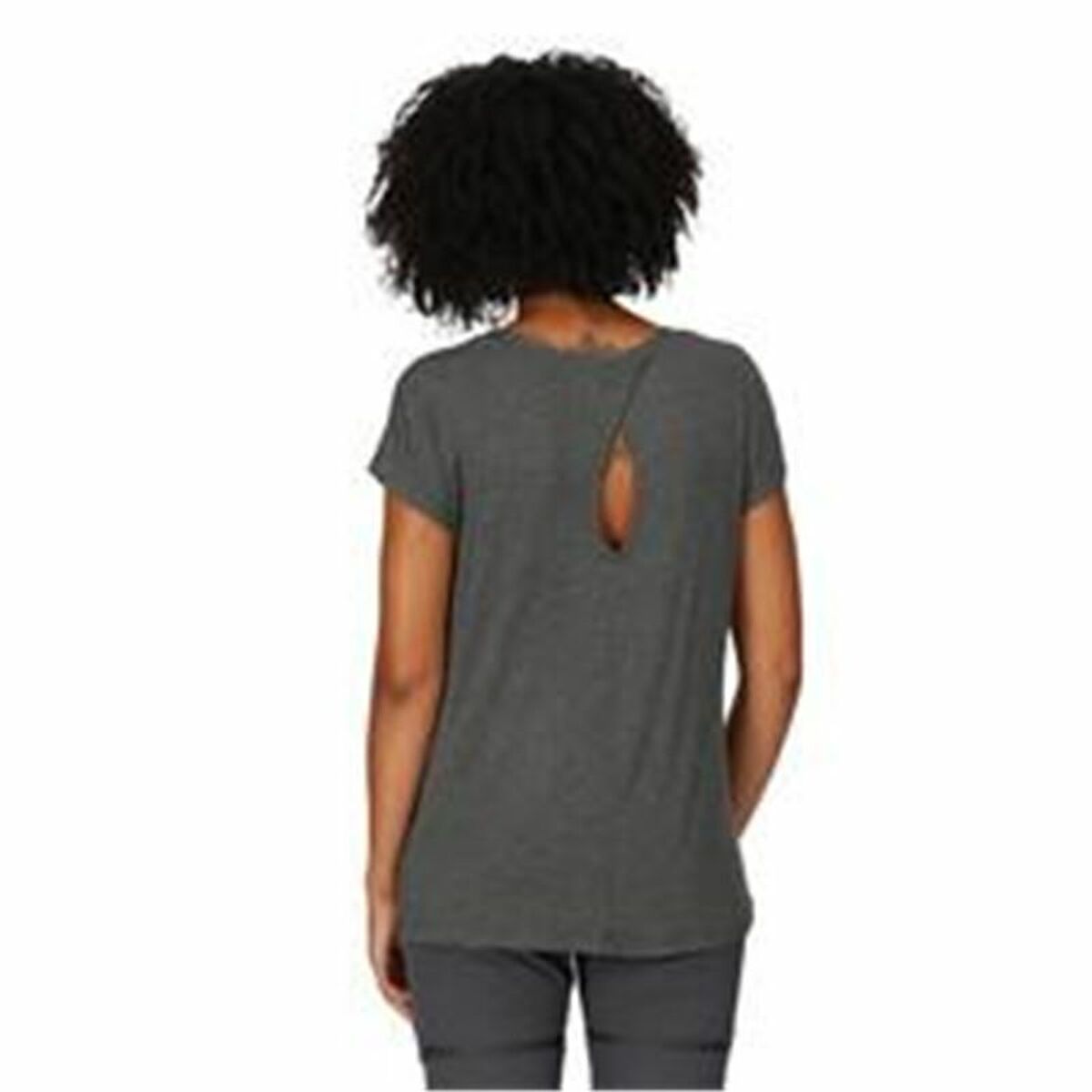 Damen Kurzarm-T-Shirt Regatta Limonite VI Seal Berg Grau