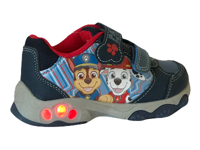 Boys Light up Nickelodeon Paw Patrol Sneakers Trainers - Glows with each steps
