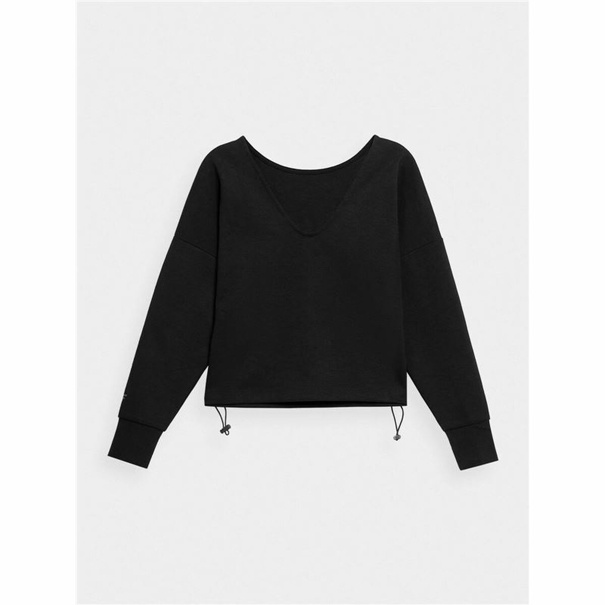 Damen Sweater ohne Kapuze 4F BLD026 Schwarz
