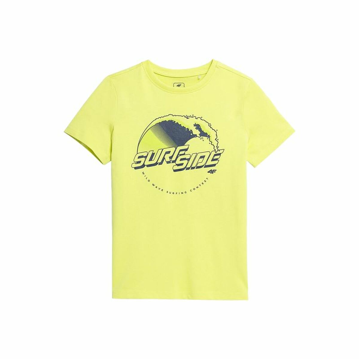 T-shirt à manches courtes enfant 4F JTSM012  Jaune