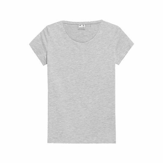 Damen Kurzarm-T-Shirt 4F Grau