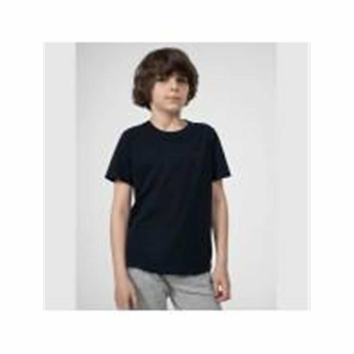 Jungen Kurzarm-T-Shirt 4F M291  Schwarz