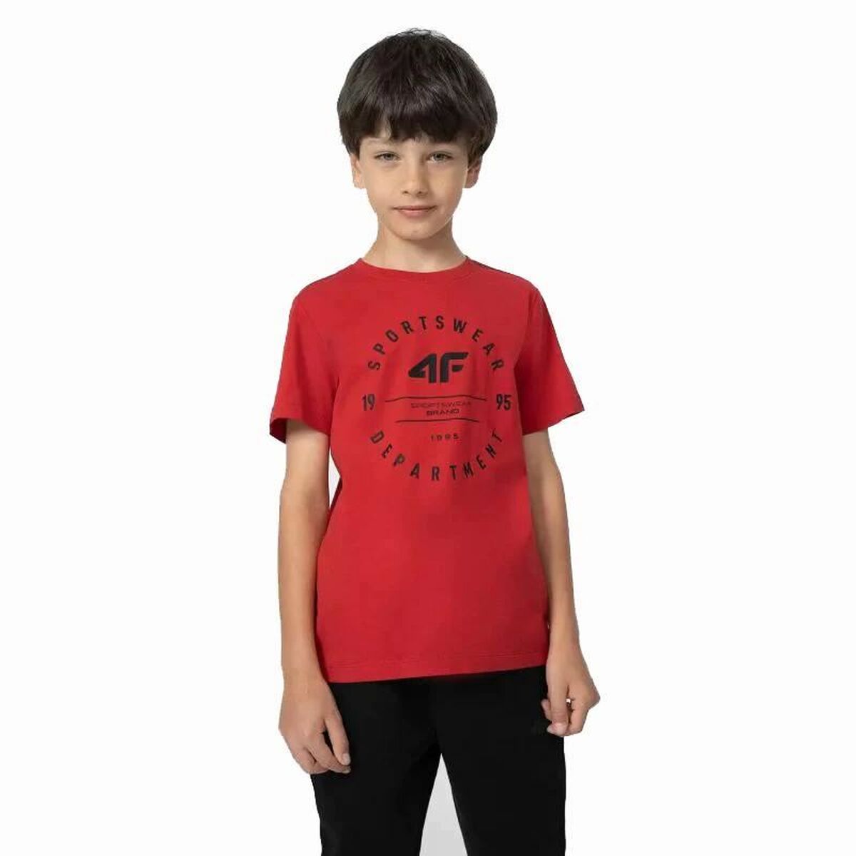 Children’s Short Sleeve T-Shirt 4F M294  Red