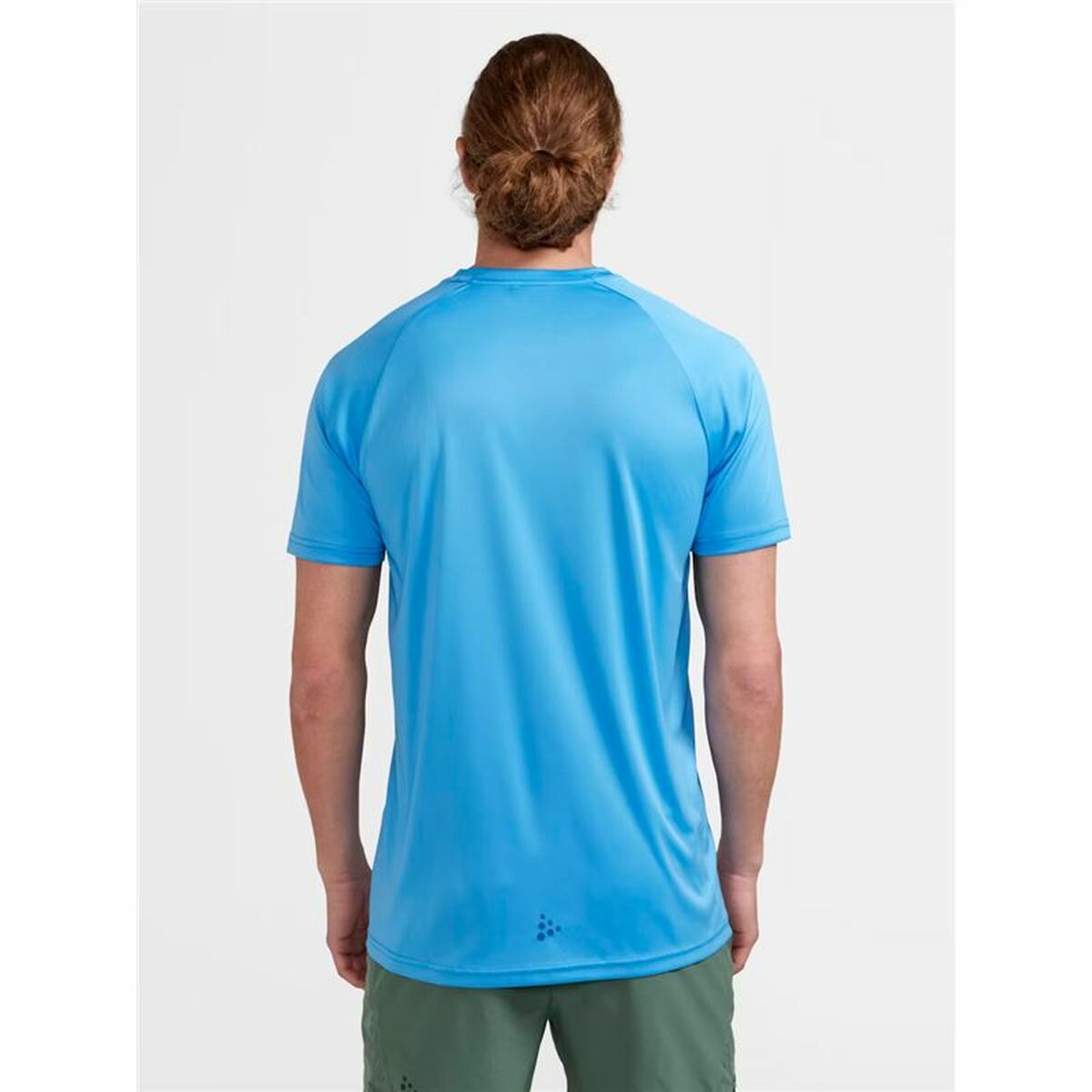Short Sleeve T-Shirt Craft Core Essence Logo Aquamarine