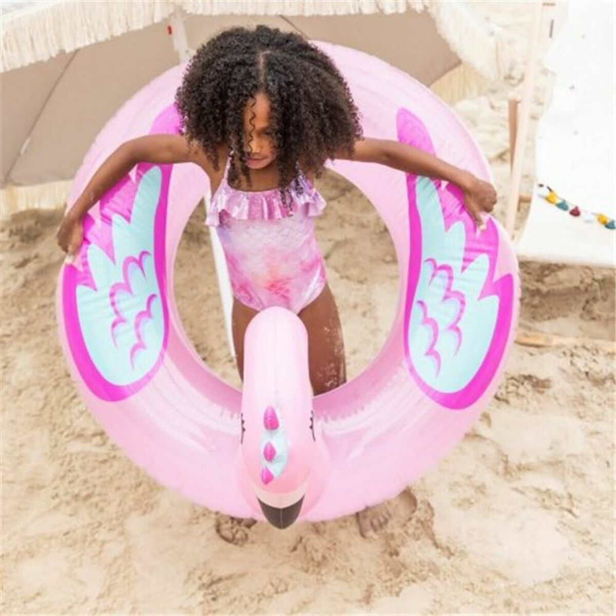 Inflatable Pool Float Swim Essentials Flamingo