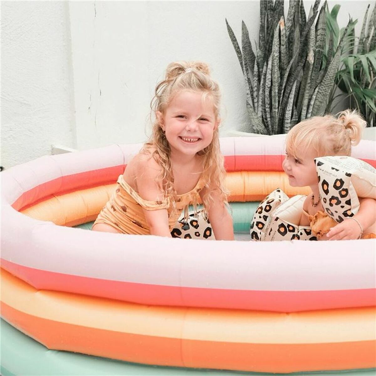 Inflatable pool Swim Essentials Rainbow  Pink