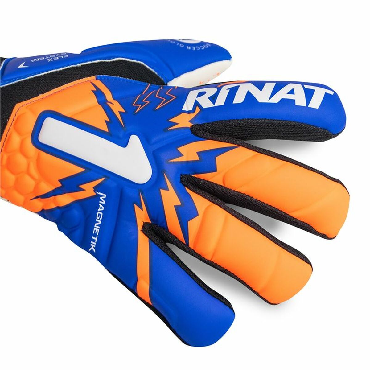 Children's Goalkeeper Gloves Rinat Magnetik Turf Blue