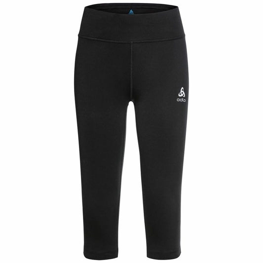 Women's Cropped Sports Pants Odlo 3/4 Essential Black