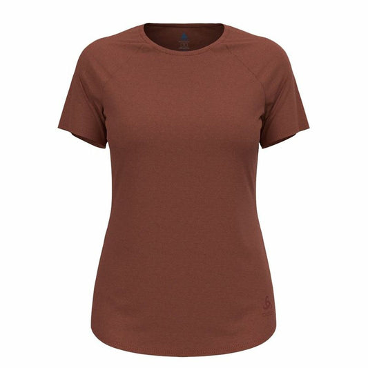 Women’s Short Sleeve T-Shirt Odlo Essential 365 Brown