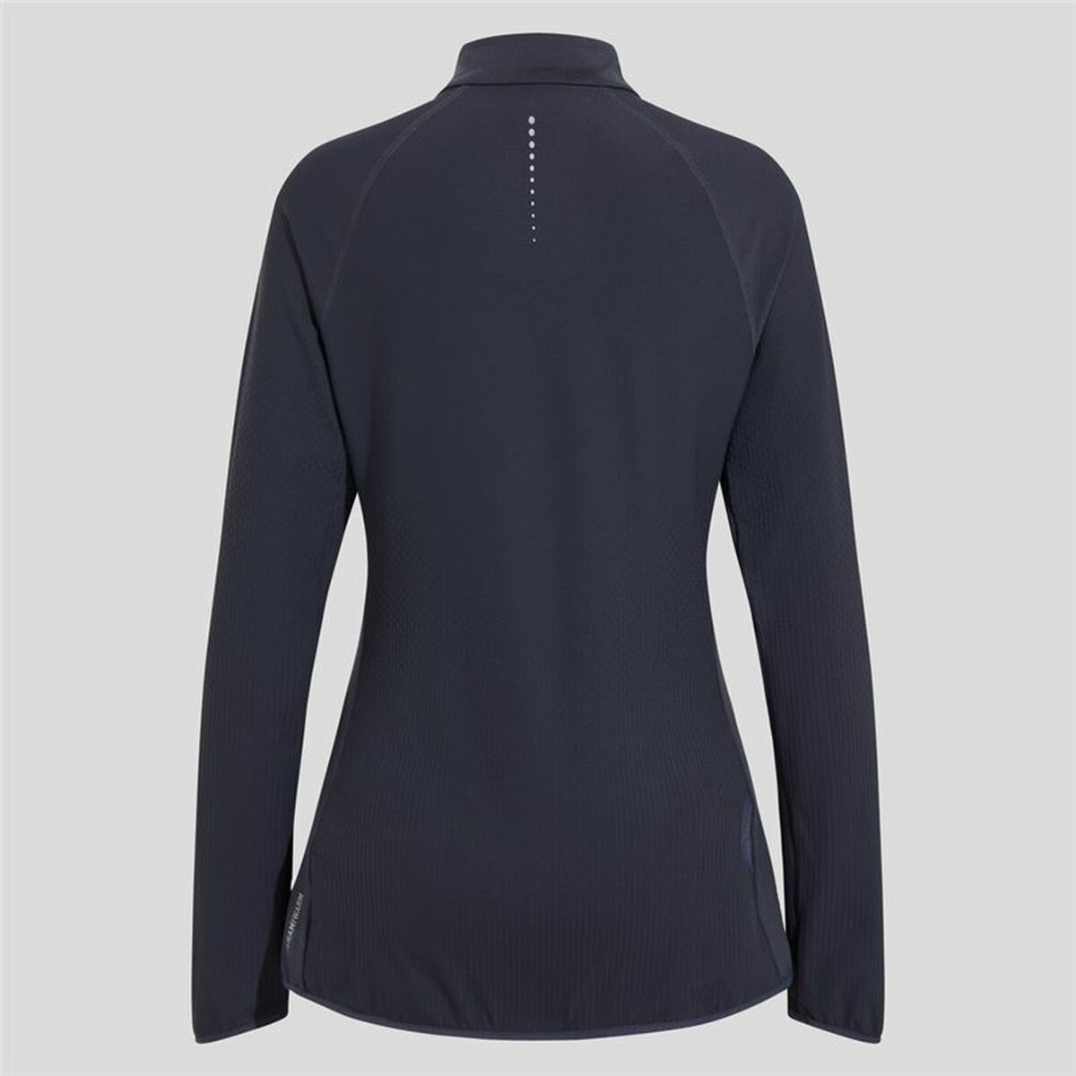Unisex Long Sleeve T-Shirt Odlo 1/2 Zip Zeroweight Black