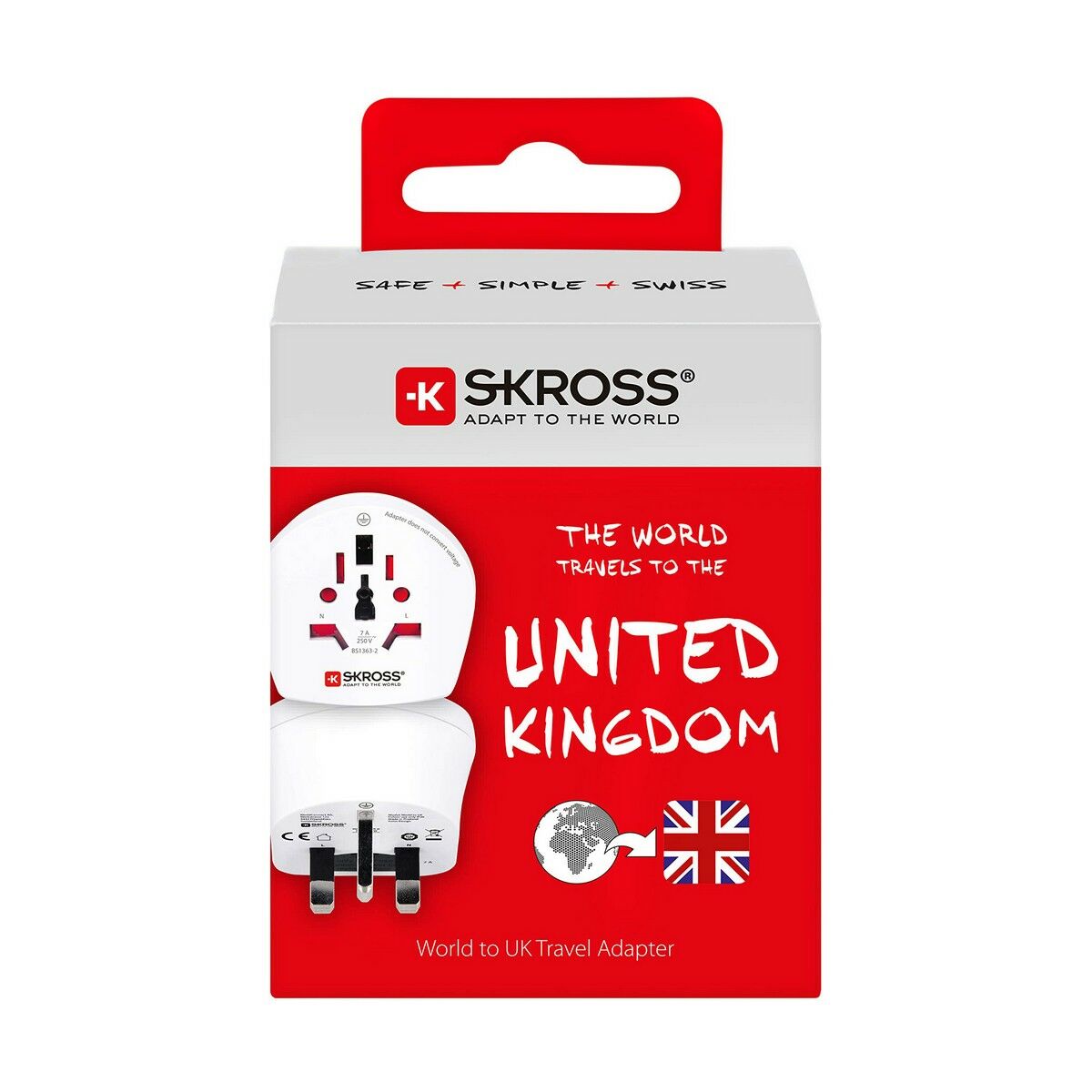 Current Adaptor Skross 1500225-e International United Kingdom