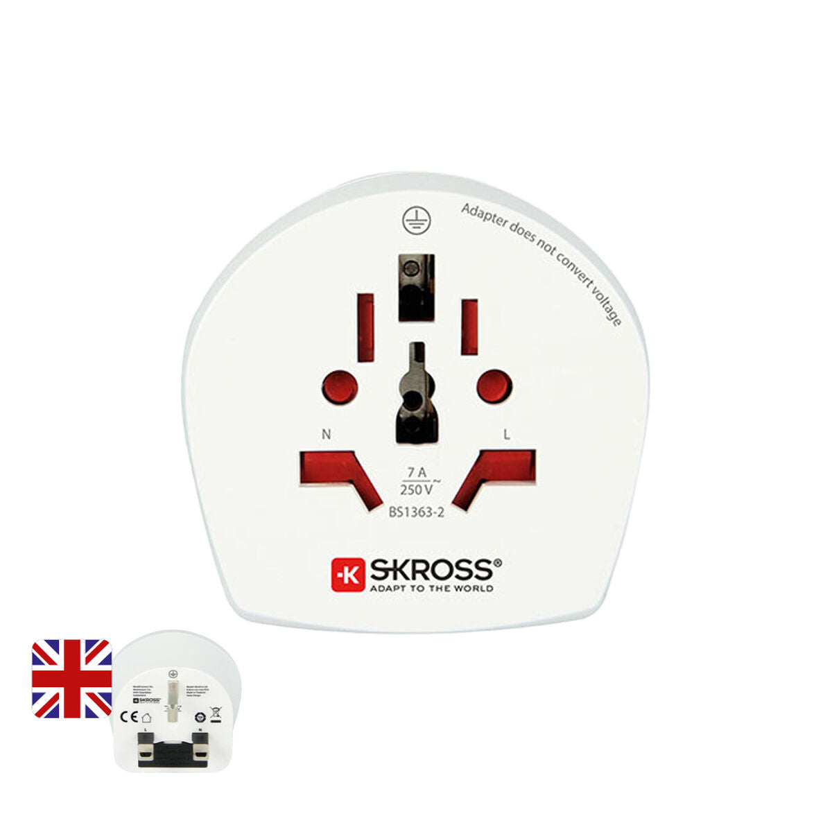 Adaptateur de courant Skross 1500225-e International United Kingdom