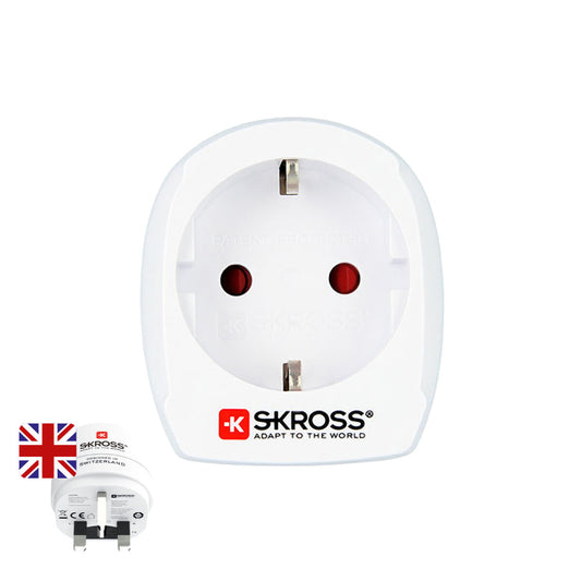 Adaptateur de courant Skross 1500230-E Européen United Kingdom