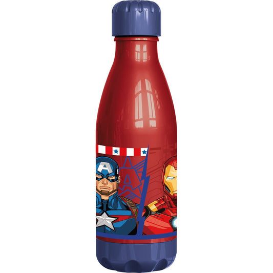 Bouteille d'eau The Avengers CZ11265 Utilisation Quotidienne 560 ml Rouge Plastique