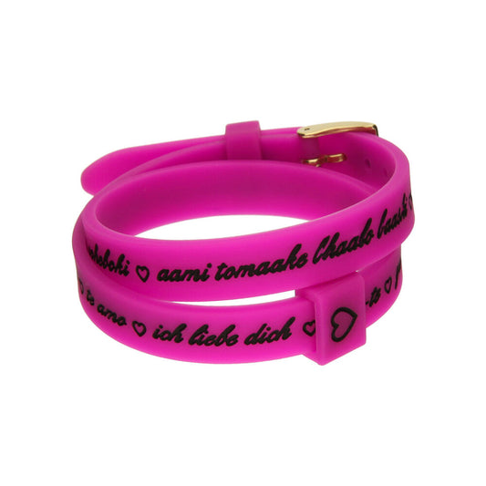 Ladies' Bracelet il mezzometro I LOVE YOU GOLD - BRACCIALE IN SILICONE/SILICONE BRACELET