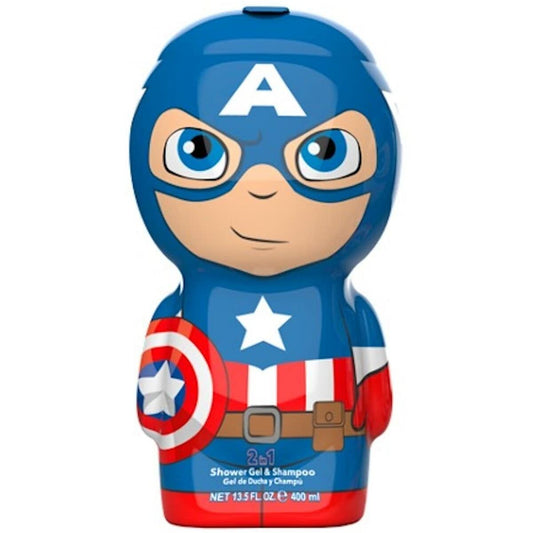 2-in-1 Gel and Shampoo The Avengers Captain America 400 ml