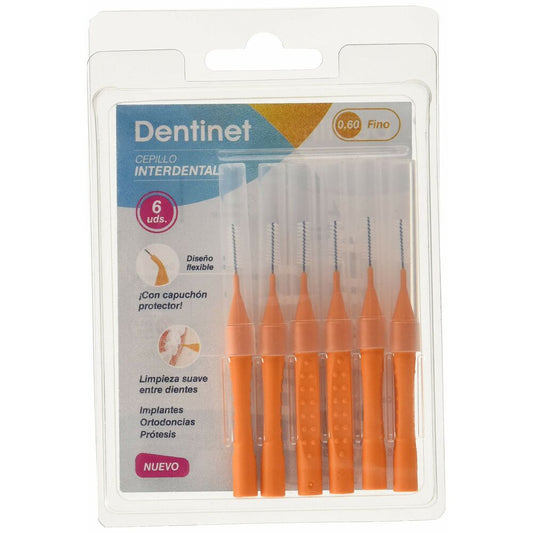Interdental-Zahnbürste Dentinet 0,60 mm (6 uds)