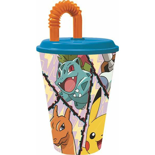 Cup with Straw Pokémon Distorsion 430 ml