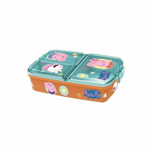 Compartment Lunchbox Peppa Pig    19,5 x 16,5 x 6,7 cm polypropylene