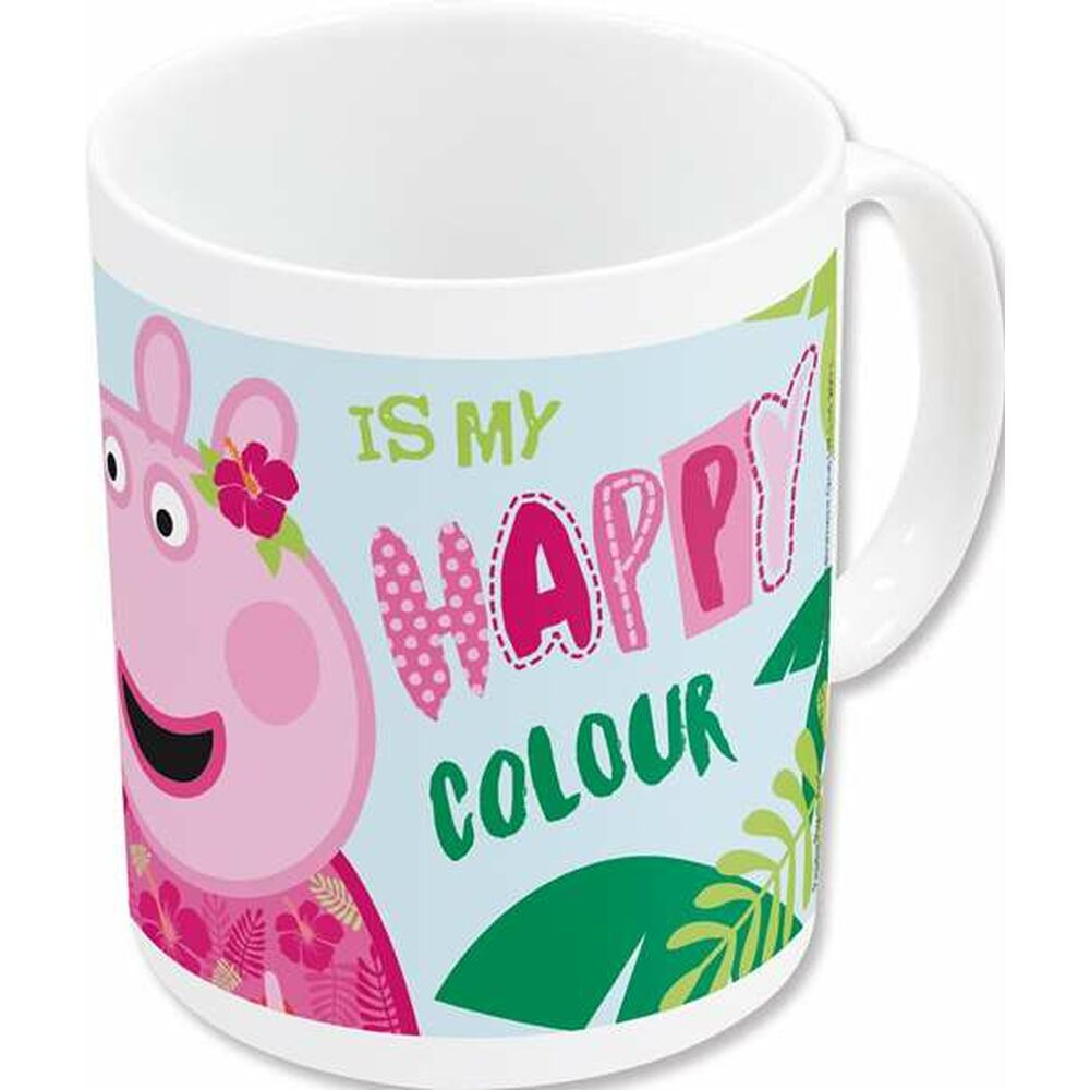 Mug Peppa Pig Having fun Ceramic Light Pink (350 ml)