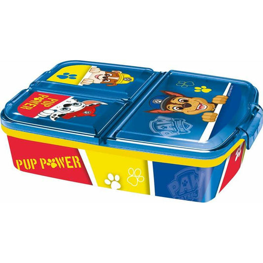 Lunchbox mit Fächern The Paw Patrol Pup Power 19,5 x 16,5 x 6,7 cm Polypropylen