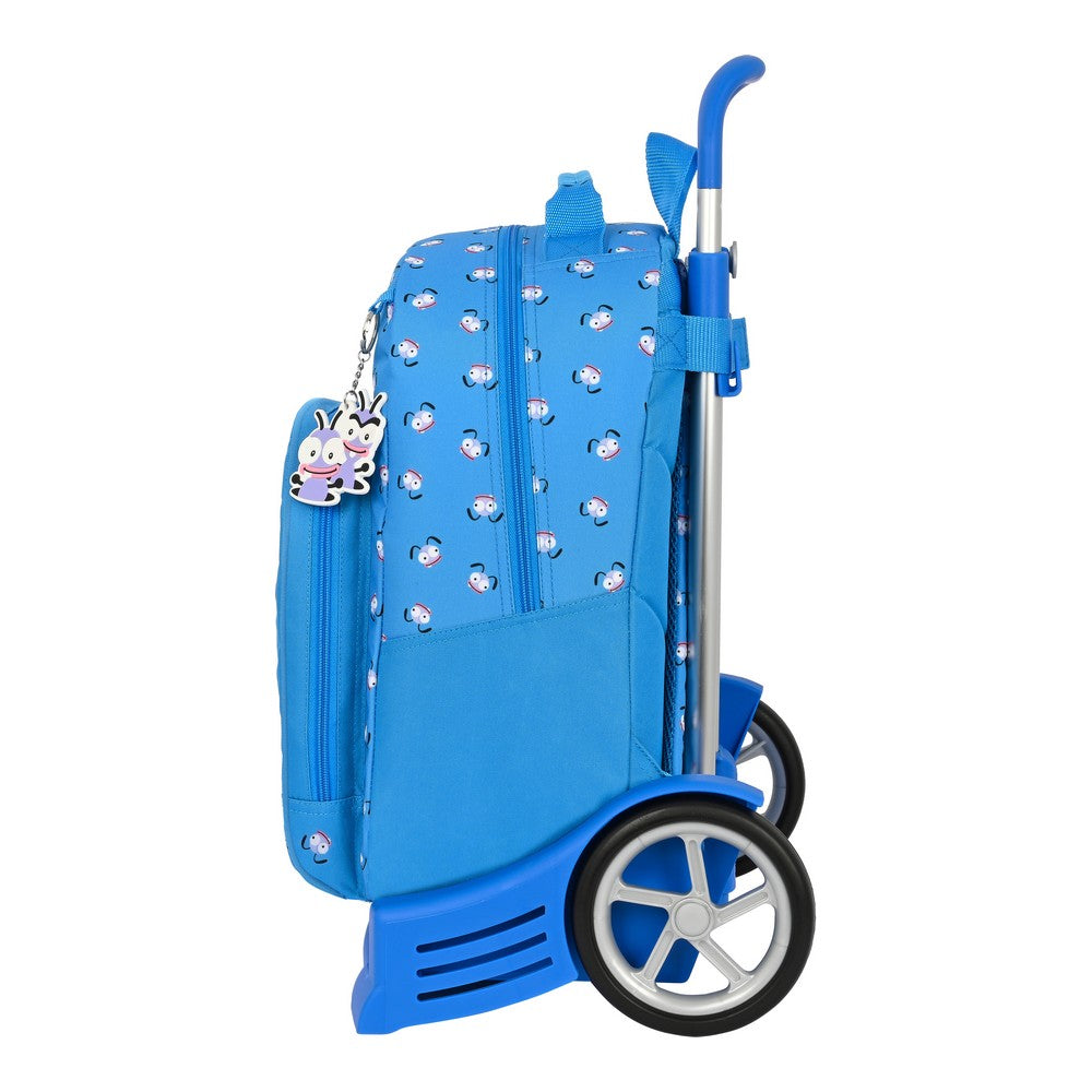School Rucksack with Wheels El Hormiguero Blue (32 x 42 x 15 cm)