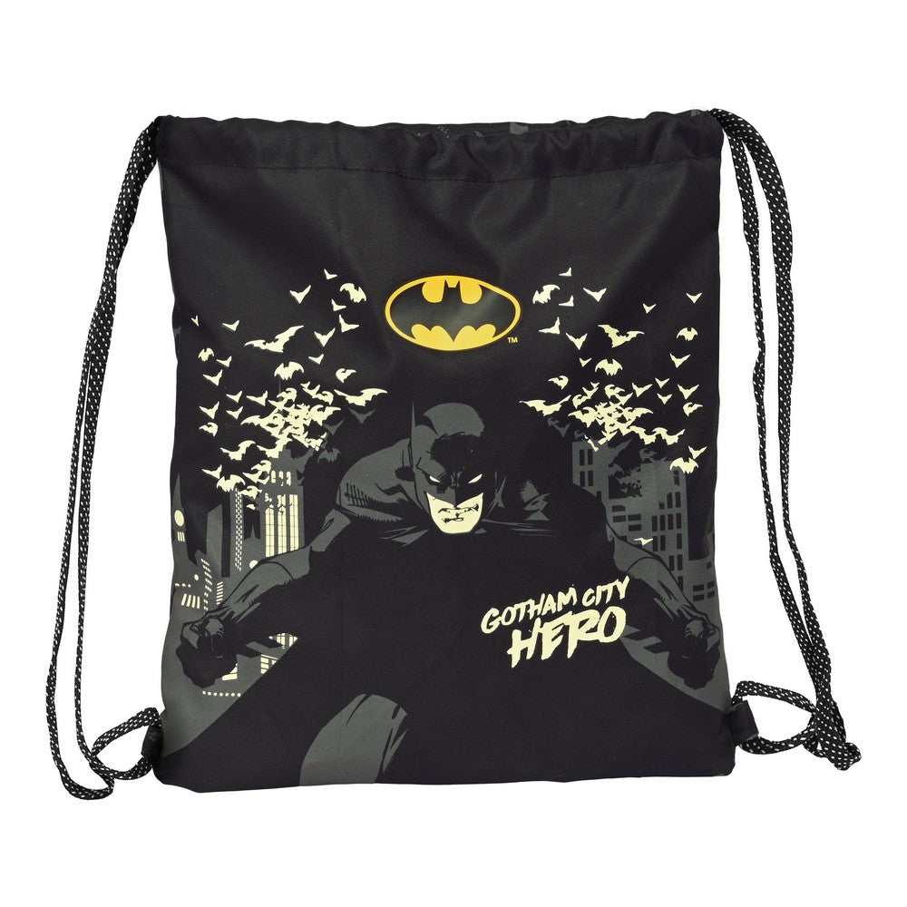 Backpack with Strings Batman Hero Black (35 x 40 x 1 cm)