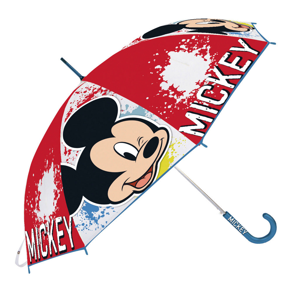 Parapluie Mickey Mouse Happy smiles Rouge Bleu (Ø 80 cm)