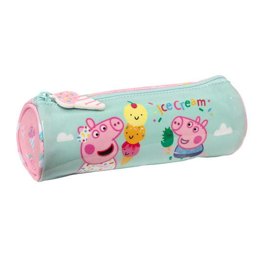 Schulmäppchen Peppa Pig Ice cream Rosa Minze 20 x 7 x 7 cm