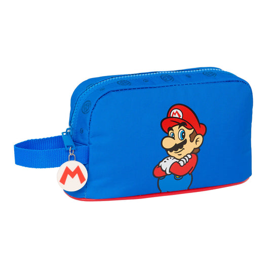Sac glacière goûter Super Mario Play Bleu Rouge 21.5 x 12 x 6.5 cm