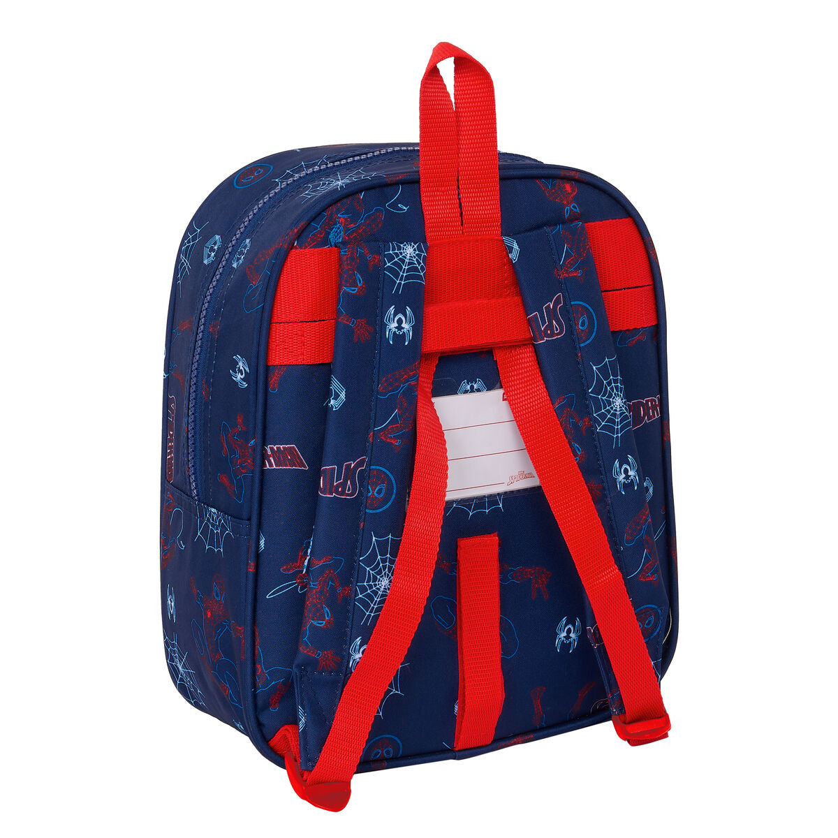 Kinderrucksack Spider-Man Neon Marineblau 22 x 27 x 10 cm