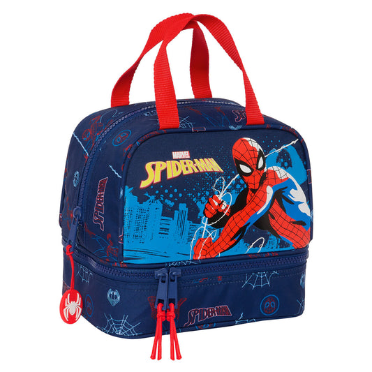 Lunchbox Spider-Man Neon Navy Blue 20 x 20 x 15 cm