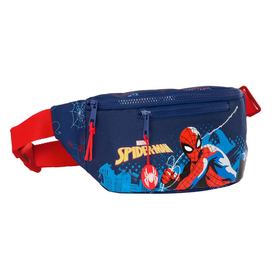 Gürteltasche Spider-Man Neon Marineblau 23 x 12 x 9 cm