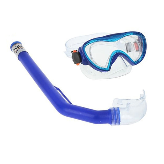 Kinder-Tauchbrille mit Schnorchel Junior Colorbaby Blau Schwarz