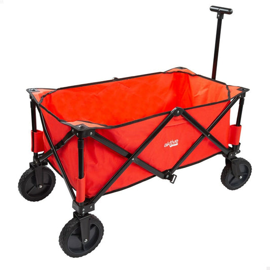 Multi-purpose beach cart Aktive 90 x 91 x 47 cm Red Steel