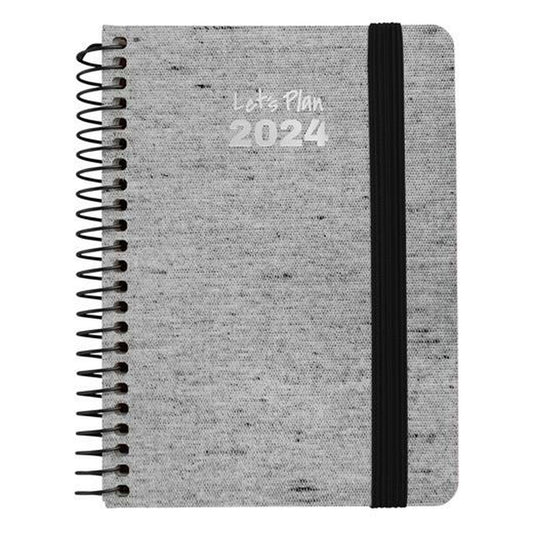 Diary Grafoplas Ecojeans 2024 Grey A6 10 x 15 cm